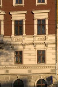 Vul. Valova, 14. A part of the lateral facade
