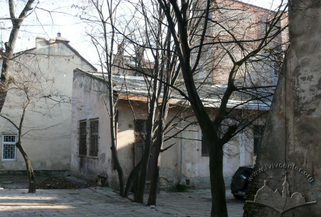 вул. Личаківська, 7. Прибудова у внутрішньому подвір'ї будинку. Тут розташовувався кінотеатр "Метро" (1934–1944).