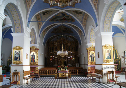 Vul. Khmelnytskoho, 36. Interior of the church, a view towards the altar