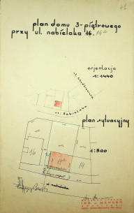 Ситуаційна схема будинку (1935)