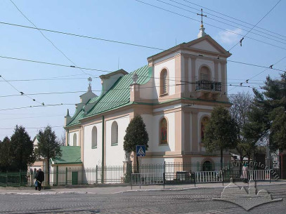 Вул. Личаківська, 82. Загальний вигляд костелу