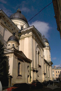 Vul. Krakivska, 21. A lateral facade as seen from vul. Korniakta