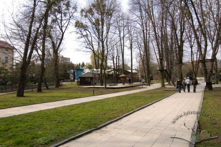 Вул. Горбачевського, 24. Вхідна алея