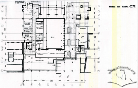 Floor-plan, second under-ground level