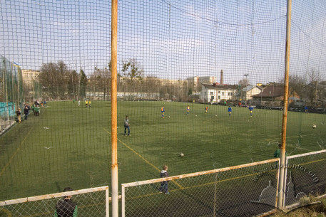 Вул. Княгині Ольги, 1-3. Вигляд стадіону з вул. Піддубного