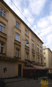 Vul. Halytska, 13. The building's northern facade