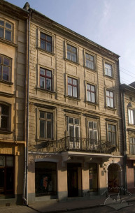 Vul. Halytska, 15. The building's principal facade
