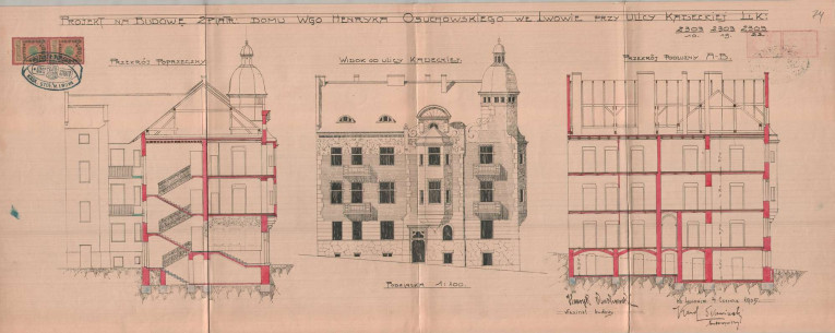 Нереалізований проєкт будинку, 1905