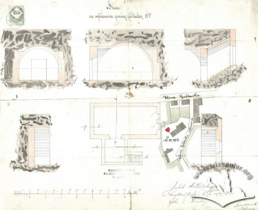 Design of a cellar for storage (1867)