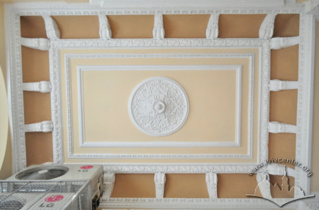 Вул. Крушельницької, 11. Фрагмент стелі у сінях