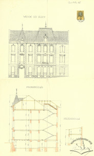 Проєкт будинку Юліуша (Юліана) Цибульського з 1889 року