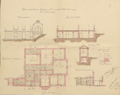 Додаткові креслення з 1907 року з внесеними змінами, який підписав Якуб Рисяк