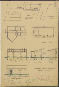 Проєкт шопи з 1938 року для Анастасії Когут, який підписав Александр Чеснак