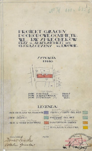 Ситуаційна схема з оригінального проекту будинку 1928 р.