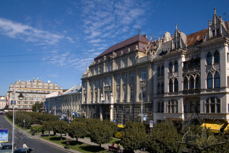 The architecture of the eastern part of the prospect. Building #17-19 is in the middle