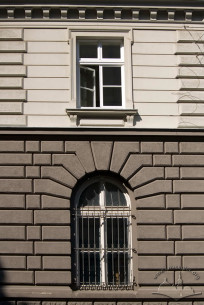 Prosp. Svobody, 20. A part of the southern facade (1st and 2nd floor windows)
