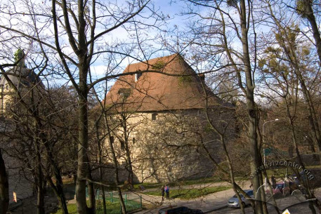 Vul. Pidvalna, 4. A view from the hill, where st. Michael's church is situated