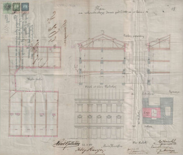 Проект реконструкції будинку. 1887р.