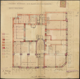 Планування 1 поверху. 1908р.