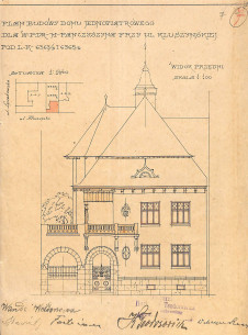 Проєкт фасаду (1923)