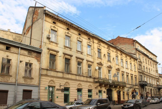 Вул. Личаківська, 3. Головний фасад будинку