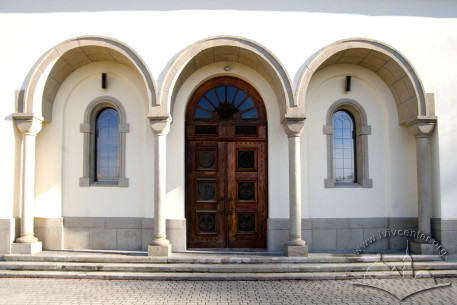 Вул. Личаківська, 175. Фрагмент західного фасаду з головним порталом
