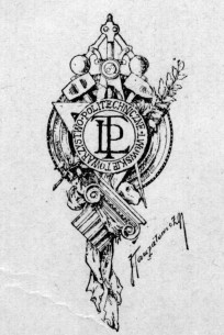 The Polytechnic Society's logo, design by Jan Tarczałowicz