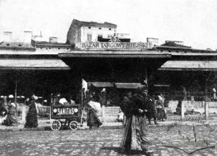 Ринок на пл. Краківській (сучасна пл. Осмомисла) у 1900-1910-х рр.