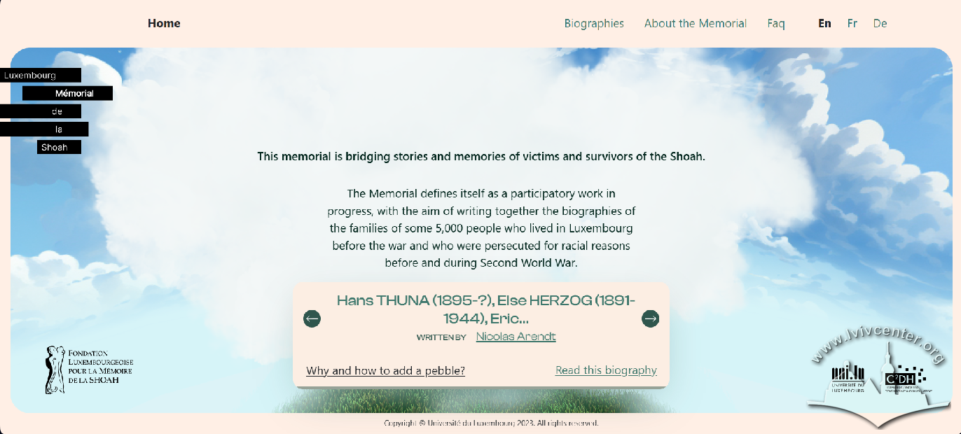 Створення "MemorialShoah": інфраструктура, медіація та сталість у цифровому меморіалі, створеному за участі громадськості
